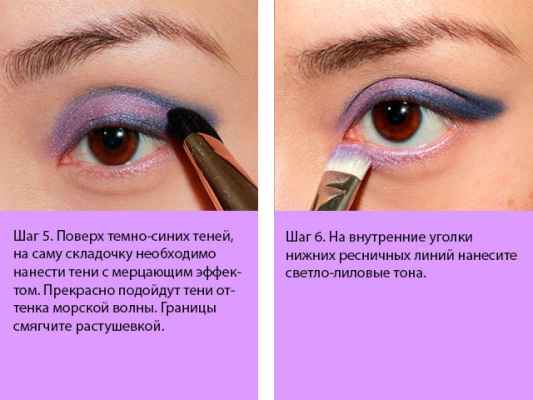 Как сделать макияж в домашних условиях фото пошагово для карих глаз