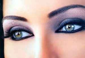 Супер макияж для голубых глаз
