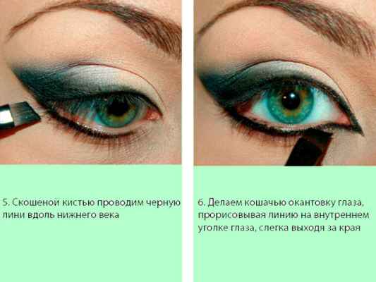 Вечерний макияж фото для зеленых глаз