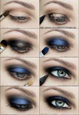 Как красиво нанести макияж на голубые глаза