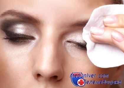 Чем снимать макияж с глаз при аллергии