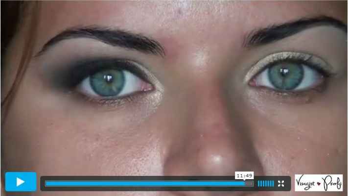 Видео макияж глаз банан