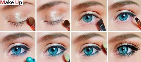 Как с помощью макияжа сделать глаза светлее