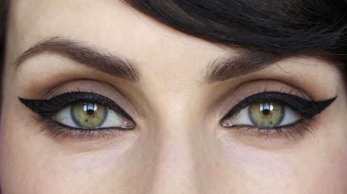 Как правильно красить большие выпуклые глаза фото