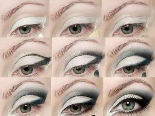 Как сделать макияж глаз пошагово фото