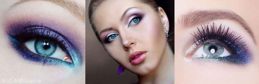 Вечерний макияж для голубых глаз пошаговое видео