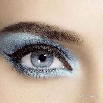 Макияж для серо голубых глаз в домашних условиях