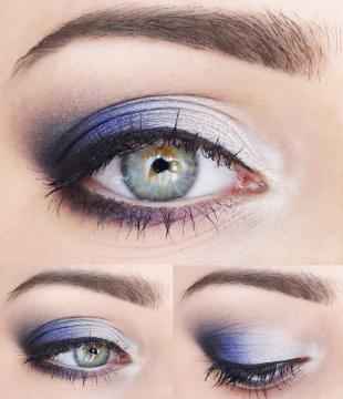 Как красить зелено голубые глаза