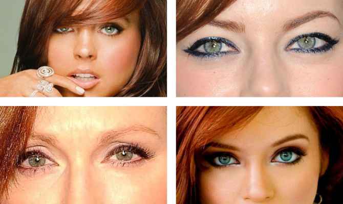 Натуральный макияж для зеленых глаз фото