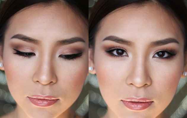 Как сделать вечерний макияж для карих глаз
