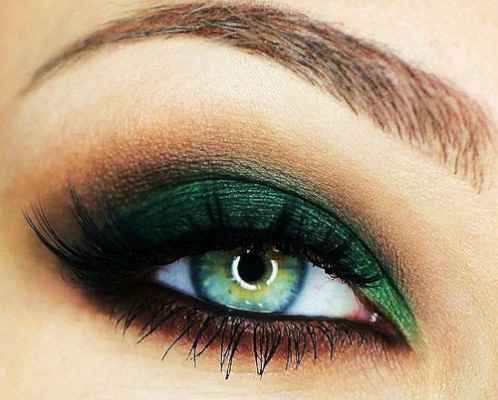 Видео дневной макияж для зеленых глаз