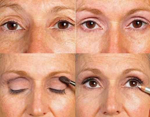 Возрастной макияж глаз с нависшим веком видео