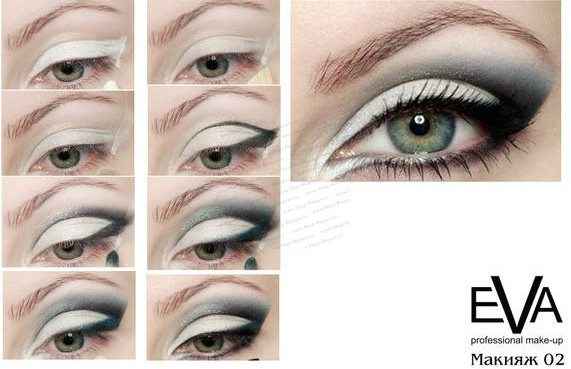 Как сделать макияж кошачий глаз для карих глаз
